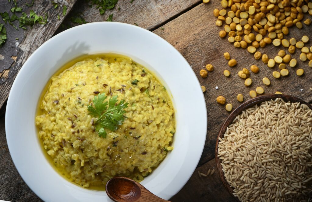 Spiced Rice and Lentil Bowl