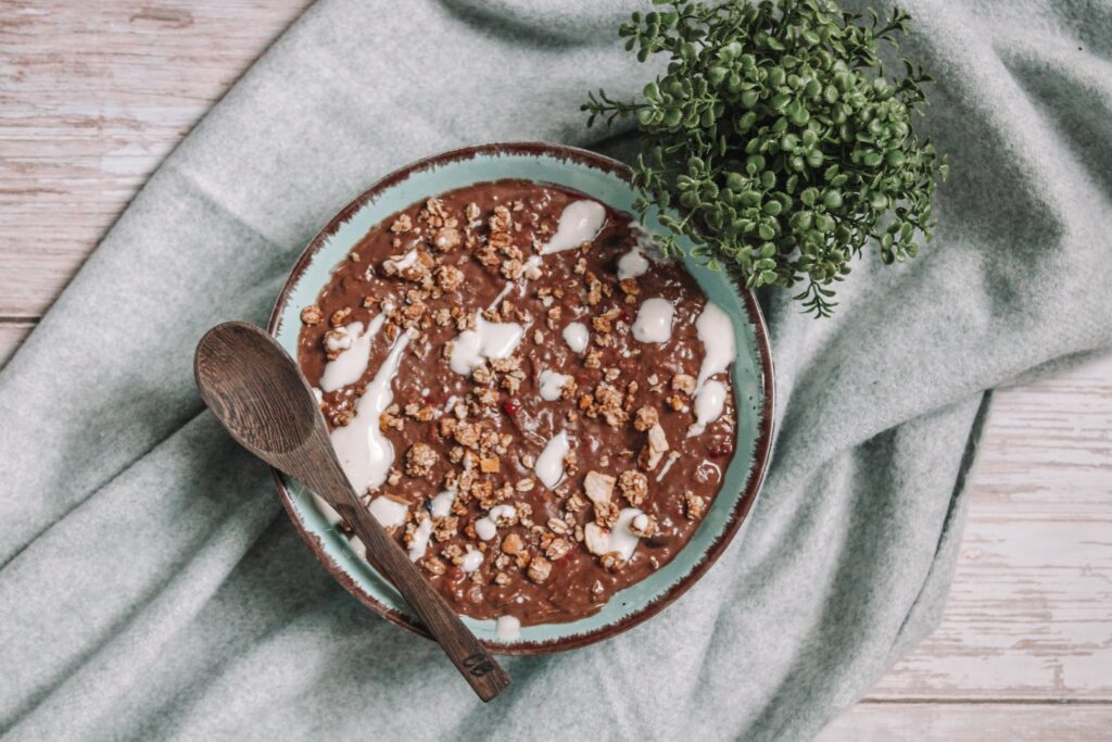 Teff Porridge with Pear and Pecans